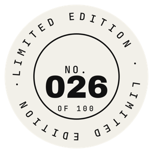 Inverted colourway of the limited edition seal